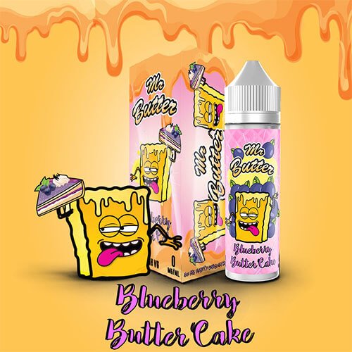 Blueberry Butter Cake 60ml eLiquid by Mr Butter Neu