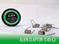 Prebuilt Alien Clapton Coil 0,45 Ohm