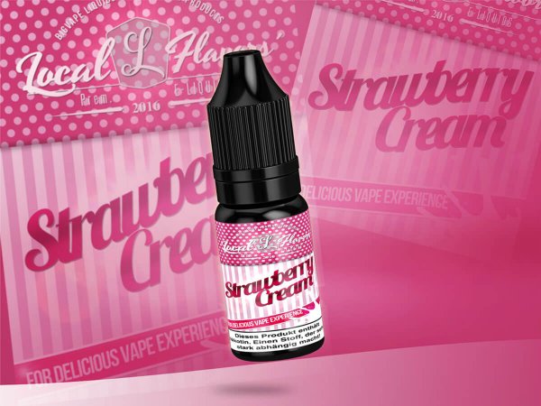 Strawberry Cream eLiquid- by Local Flavors´