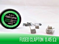 Prebuilt Fused Clapton Coil 0,45 Ohm