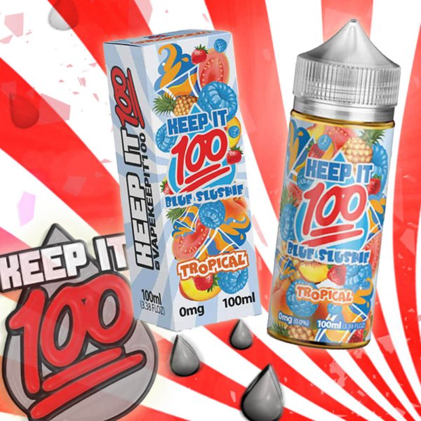 Blue Slushie Tropical eLiquid Shake n Vape by Keep it