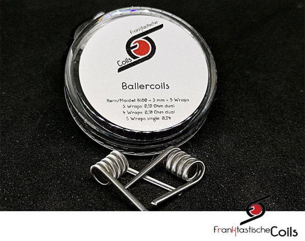 MECH "Ballercoil" KP 0,12 Ohm - Dual Set 2 Stück- by Franktastische Coils