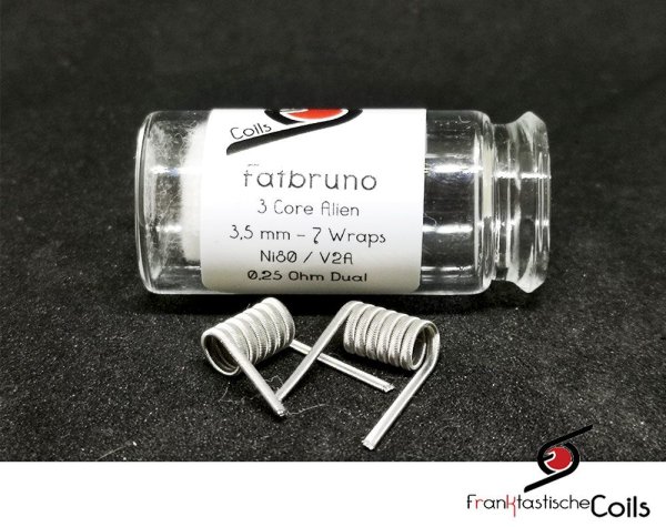 Fat-Bruno 3 Core Alien ( 2 Stück )- by Franktastische Coils
