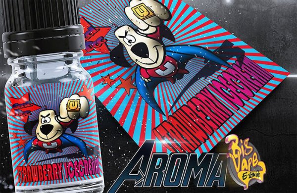 Cool DOG Aroma- Strawberry Icecream von BigVape Liquids