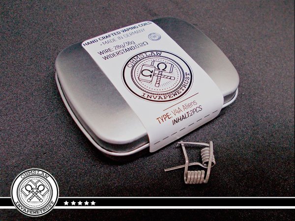 2xV2A Alien Coils-Hand made-by Ohmslaw Coils