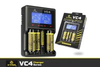XTAR VC4 Ladegerät für Li-Ion 3,6-3,7 V / Ni-MH Akkus